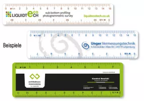 Kunststoff-Reduktionslineal nach Wunsch